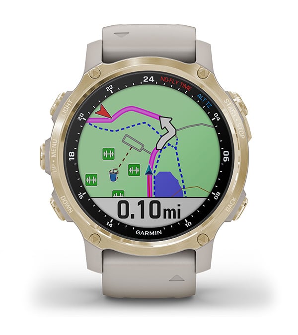 Garmin watch turn store by turn navigation