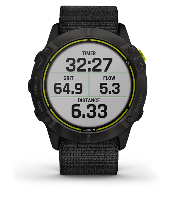 Garmin Enduro - Carbon Gray DLC Titanium with Black UltraFit Nylon 