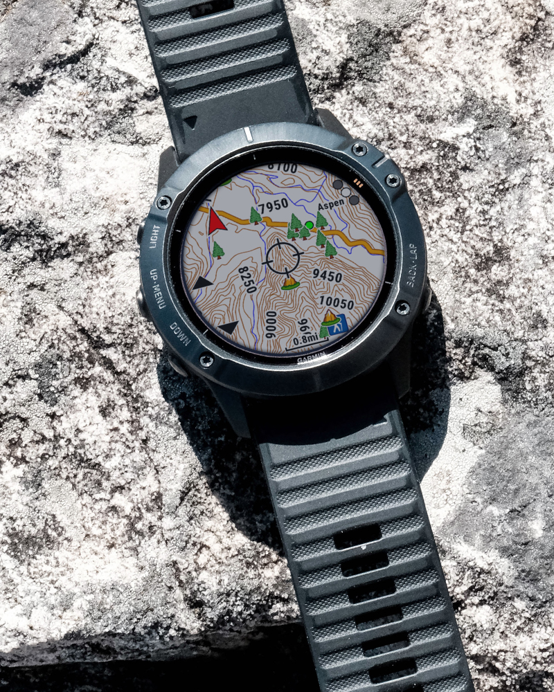 Garmin fenix 6X Pro Solar GPS Smartwatch, Titanium Carbon Gray with Black  Band 010-02157-20