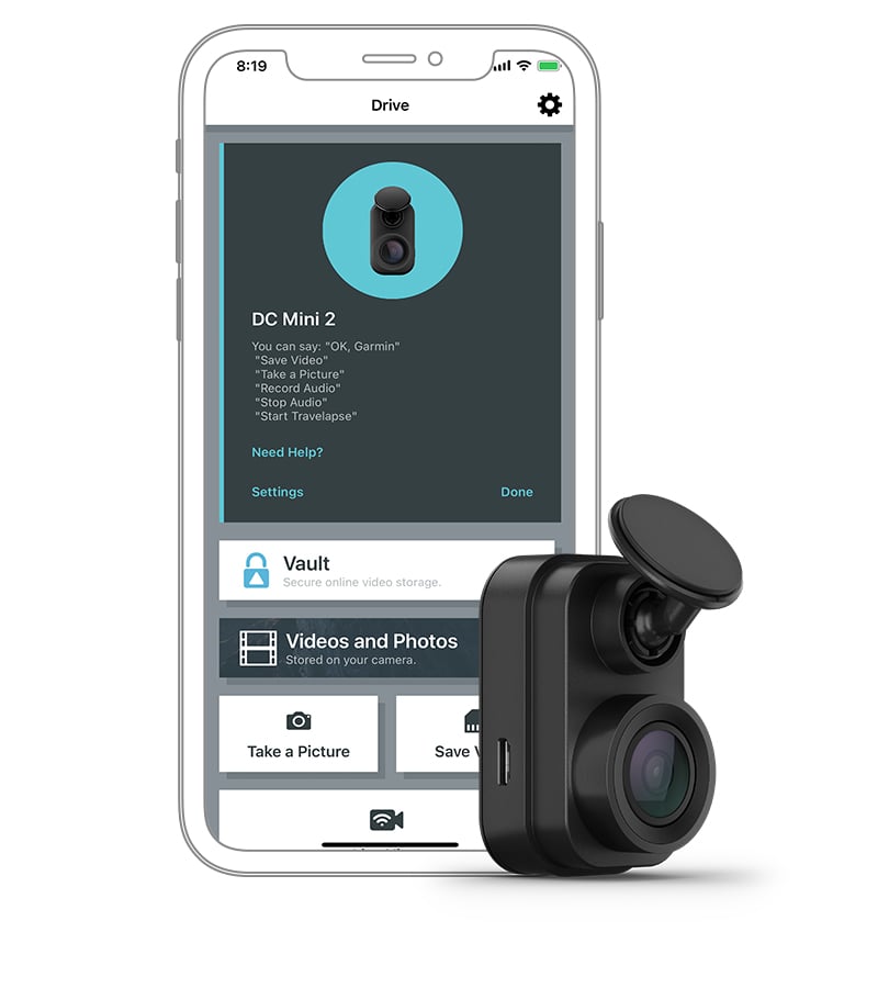 garmin dash cam mini 2