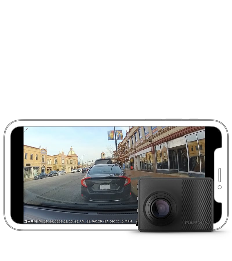 Garmin Dash Cam Mini 2, Black, Advanced Small Camera with HD Eyewitness  Video Continuous Recording