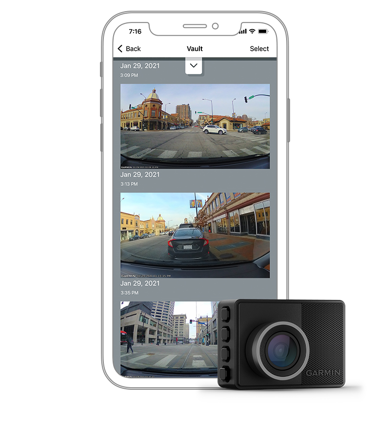 Garmin Dash Cam 57, 1440p and 140-degree FOV, Monitor Your Vehicle While  Away w/ New Connected Features, Voice Control, Compact and Discreet,  Includes