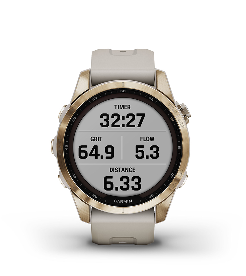 Garmin fenix 7 Sapphire Solar Titanio con revestimiento DLC negro con correa  negra