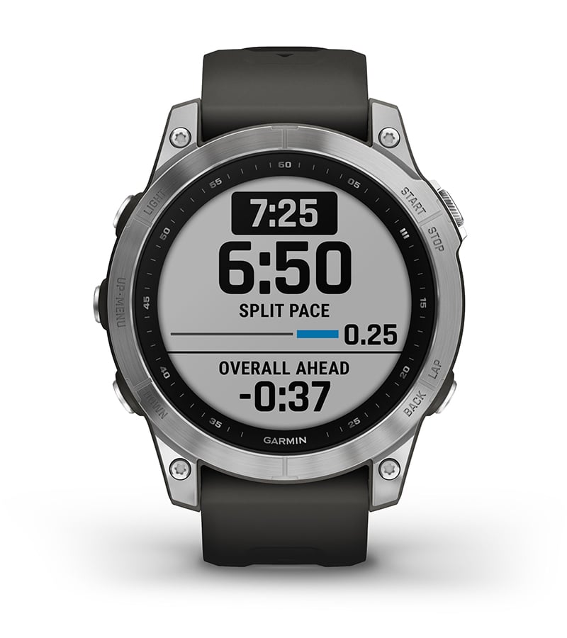 Garmin Fenix 7 silver with graphite band (010-02540-01) Smart