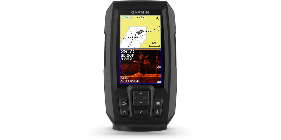 Garmin Striker Vivid 4cv, w/GT20 | Native Watercraft