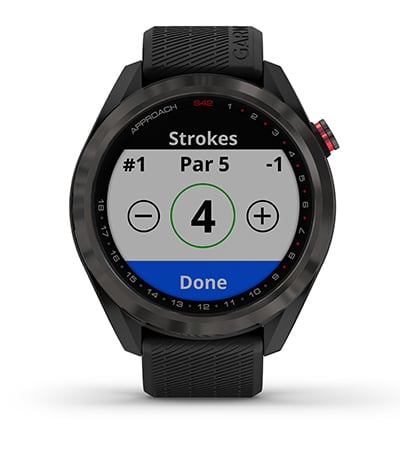 GARMIN vente montre connect e de golf GPS mod le Approach S42 noire