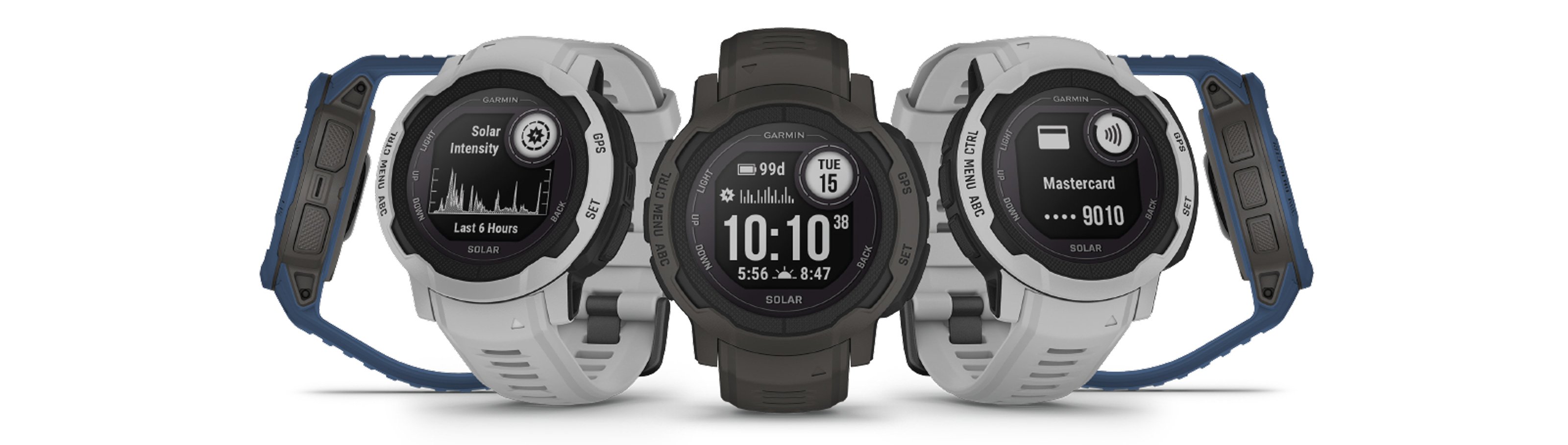 Garmin Instinct 2 Solar Edition Smartwatch in Mist Gray