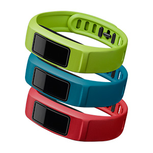 Garmin Pack 3 bracelets vivofit 2, Active, Rouge/Bleu/Vert Large