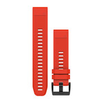 QuickFit® 22 Watch Bands, Flame Red Silicone