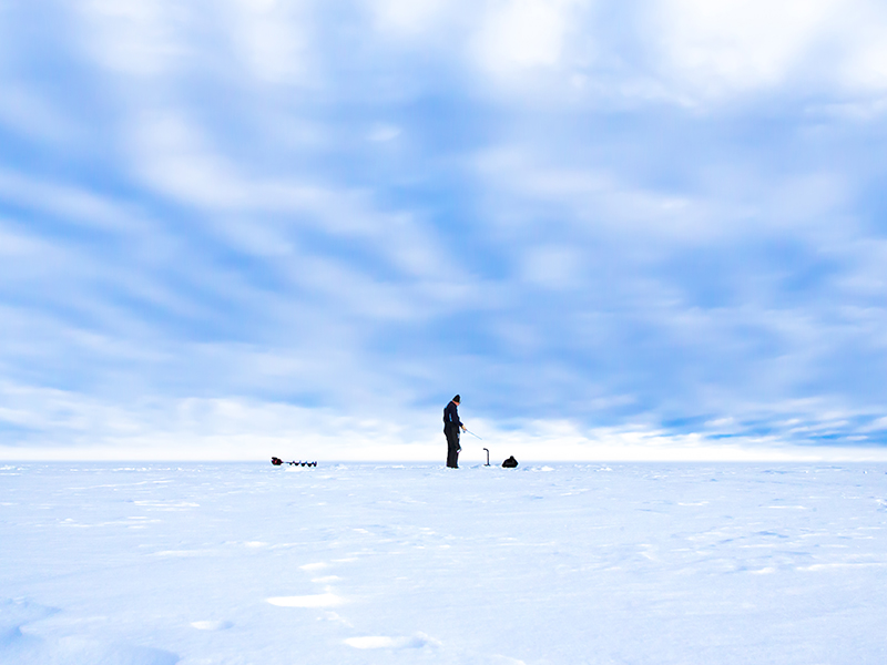 panoptix ice fishing mount