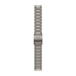 QuickFit® 22 Watch Straps, Swept-link Titanium Bracelet