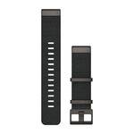 QuickFit® 22 Watch Bands, Jacquard-weave Nylon Band – Heathered Black