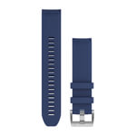 QuickFit® 22 Watch Straps, Navy Blue Silicone Strap