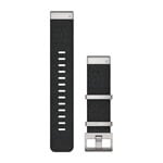 QuickFit® 22 Watch Straps, Jacquard-weave Nylon Strap – Black