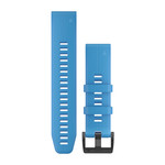 QuickFit® 22 Watch Bands, Cyan Blue Silicone