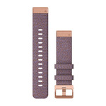 QuickFit® 20 Watch Bands, Purple Horizon Nylon with Rose Gold Hardware