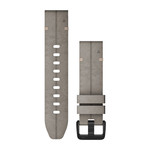 QuickFit® 20 Watch Bands, Shale Grey Suede Leather