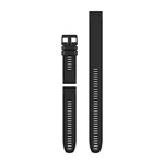 QuickFit® 26 Watch Bands, Black Silicone (3-piece Set)