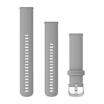Quick Release Bands (20 mm), Powder Gray with Silver Hardware