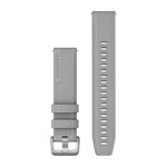 Quick Release Band, Powder Gray Silicone with Stainless Steel Hardware
