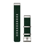 QuickFit® 22 Watch Bands, Jacquard-weave Nylon Band – Pine Green