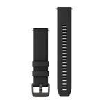 Quick Release Bands (20 mm), Black with Gunmetal Hardware