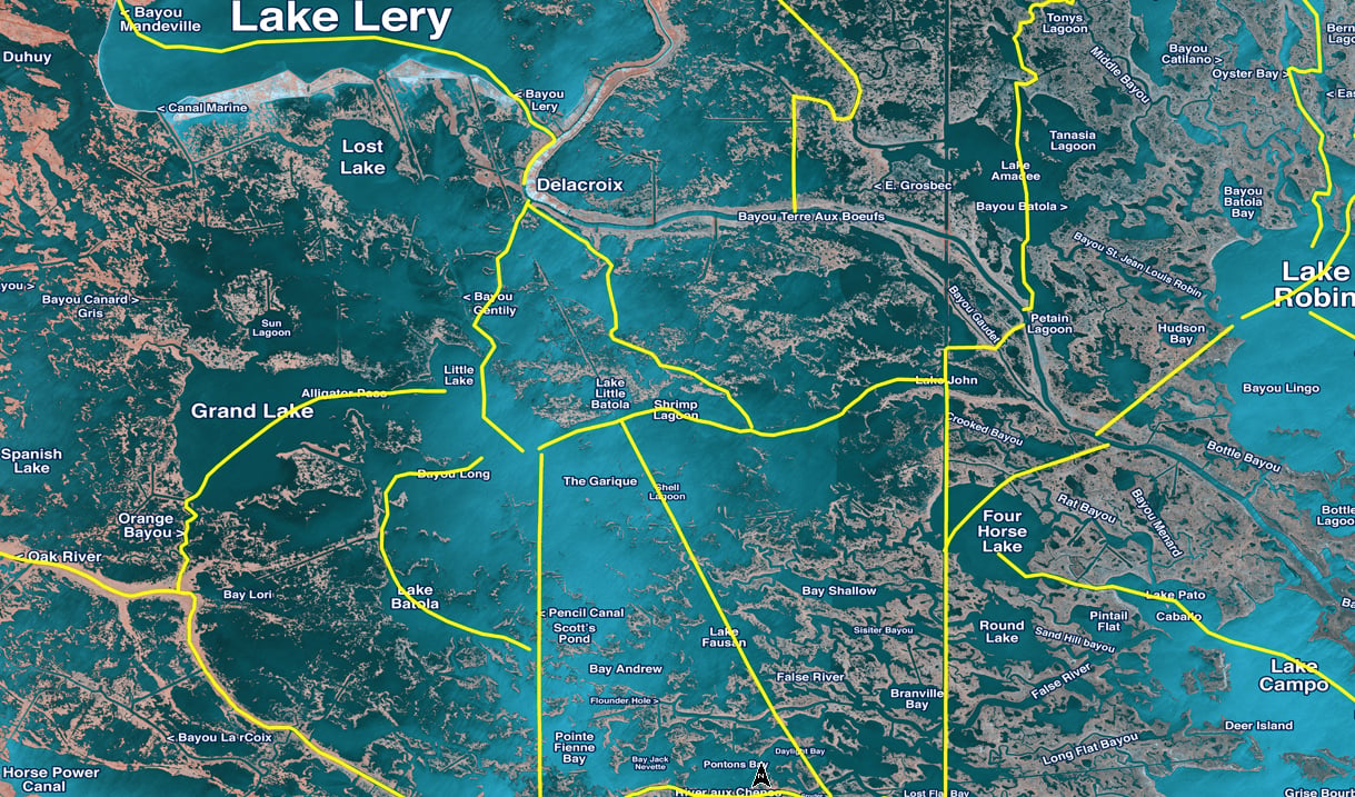 aerial map high tor wildlife management area