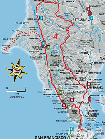 mt tam map