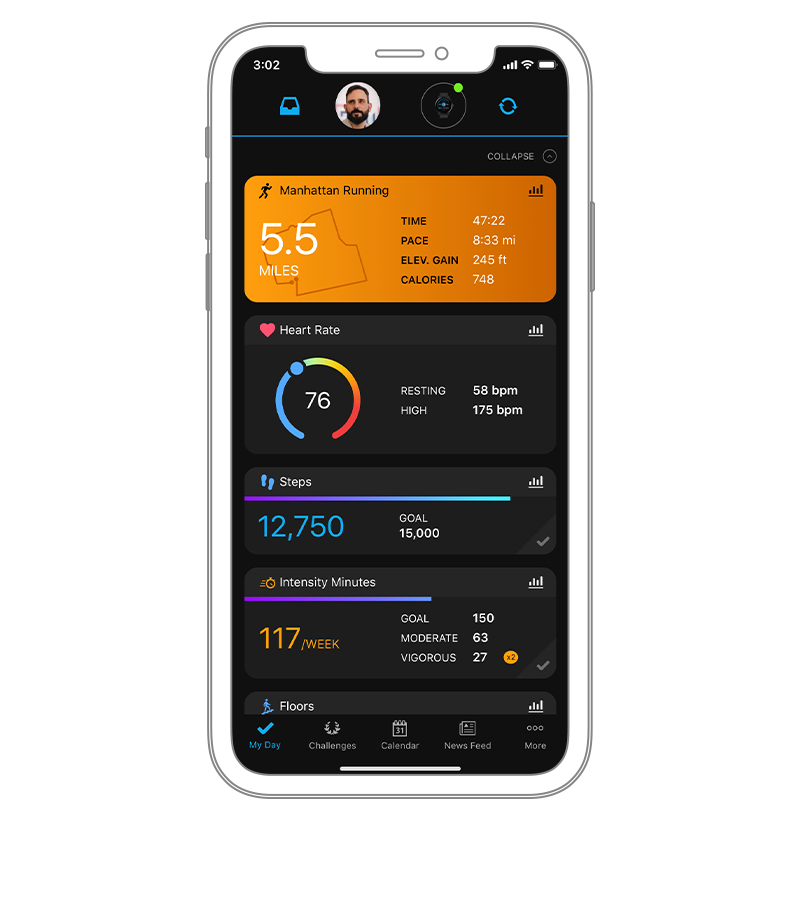 Garmin vivofit outlet app