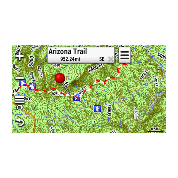 Trailhead SeriesArizona National Scenic Trail Maps Garmin