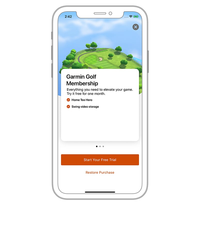 Garmin connect clearance golf app