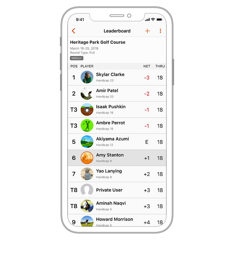 Garmin app shop golf