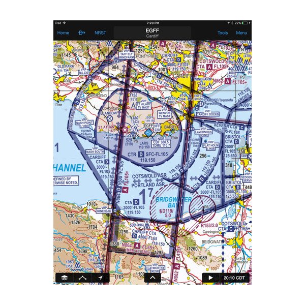 United Kingdom V500 Charts (NATS) Garmin