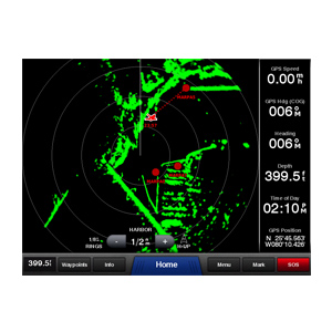 GMR™ 1204 xHD Open Array Radar and Pedestal