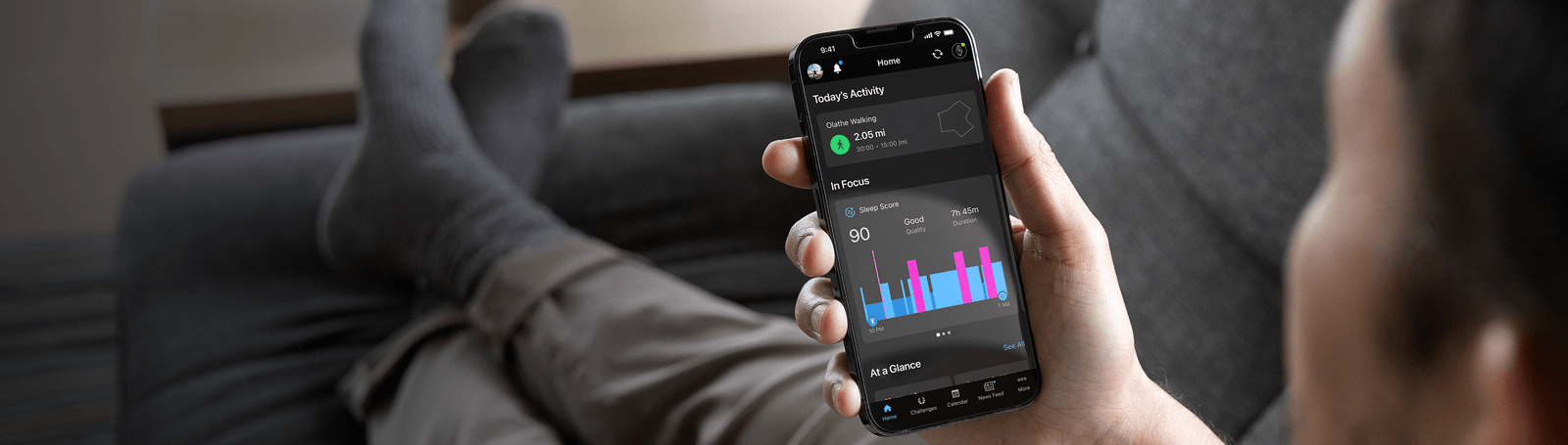 Pogledajte svoju statistiku i pratite svoje ciljeve u aplikaciji Garmin Connect™