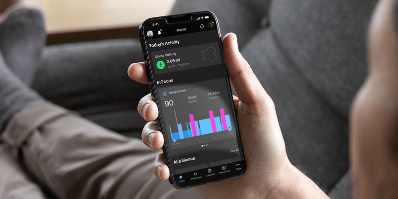 Garmin Connect ™ abil saate vaadata oma statistikat ja jälgida oma eesmärke