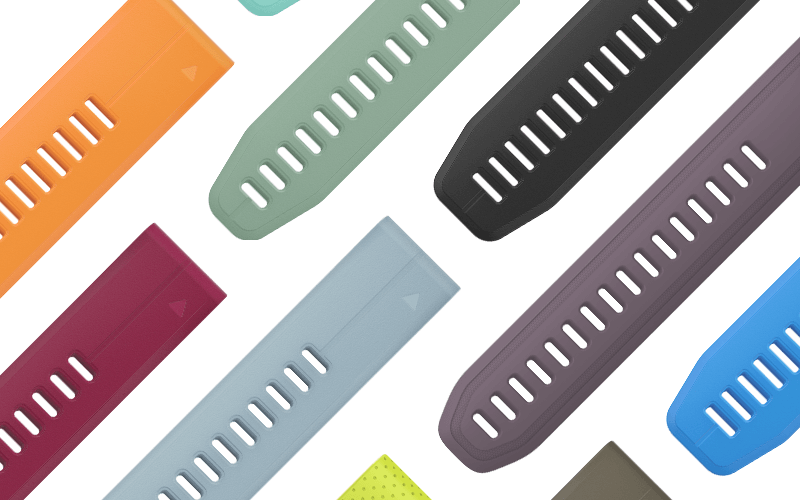 QuickFit accessory bands let you match your style with no tools required.