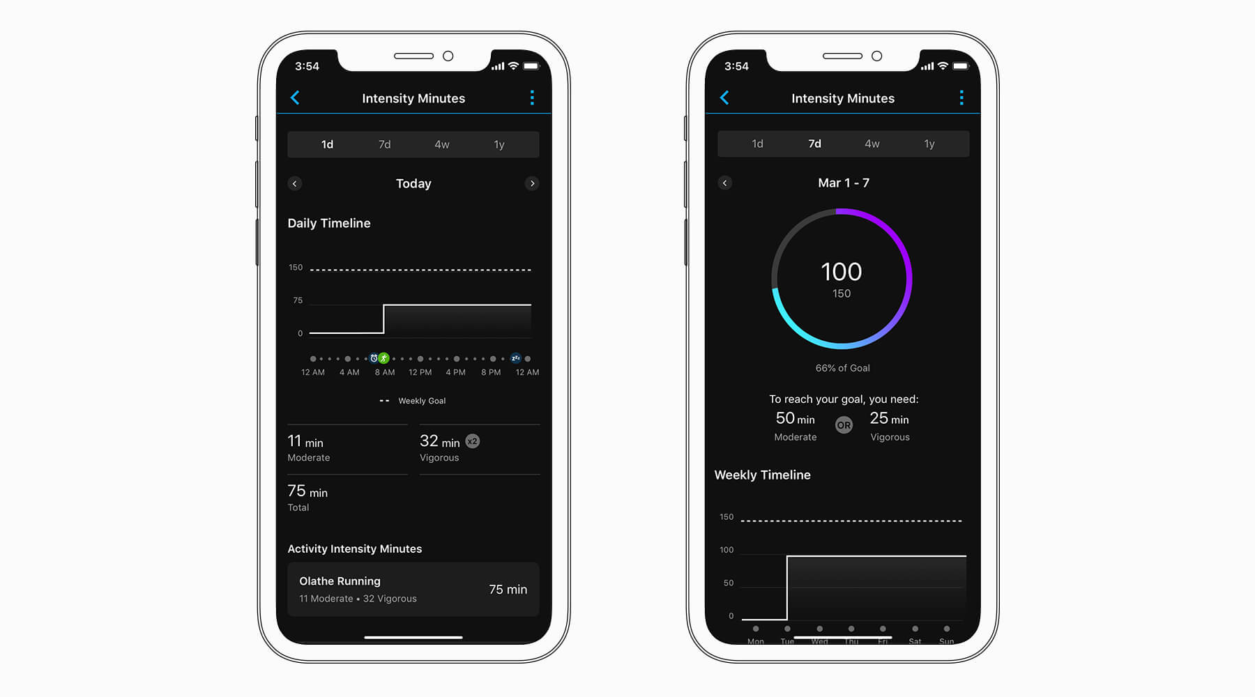 Intensity Minutes Support