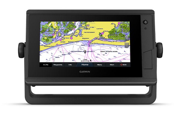 GPSMAP 722xs Plus con pantalla de mapas