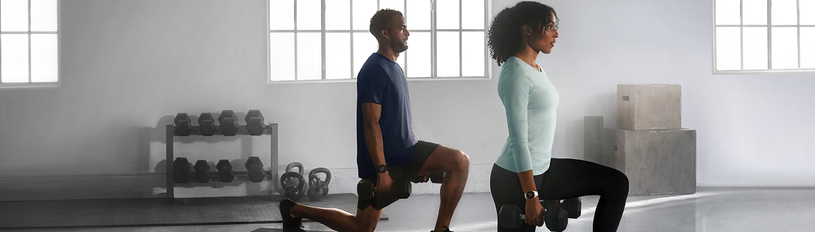 Fitness trackers and activity tracking smartwatches with built-in sports apps.