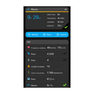 scarica traccia garmin connect