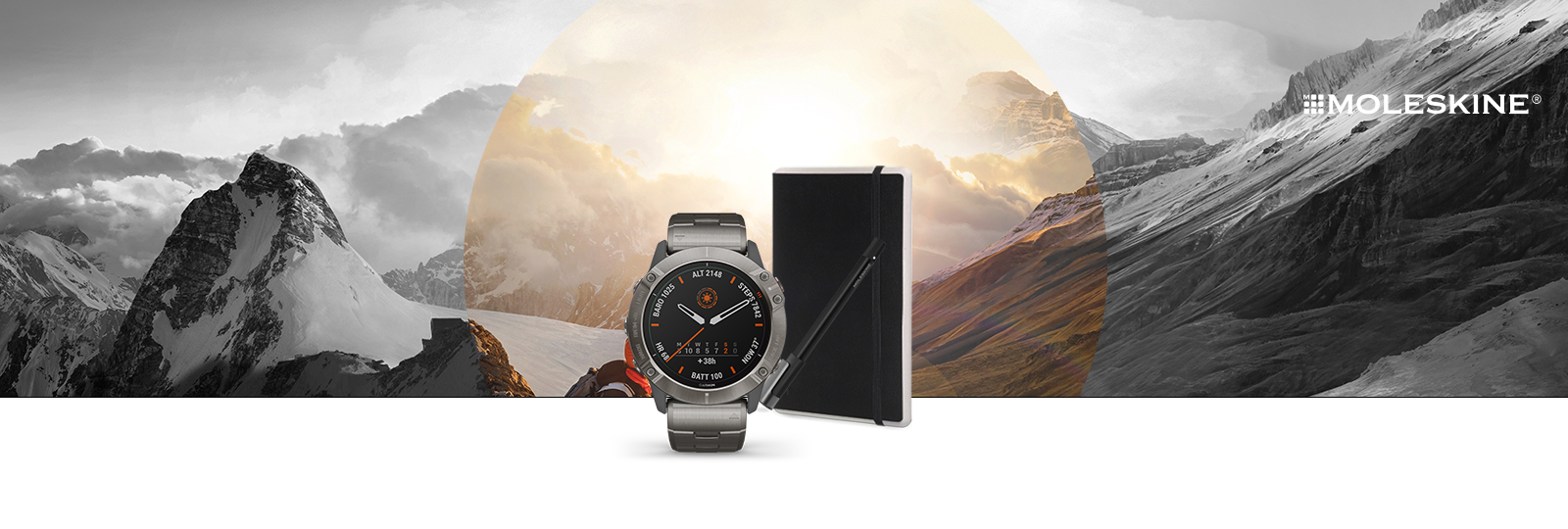 Garmin e Moleskine