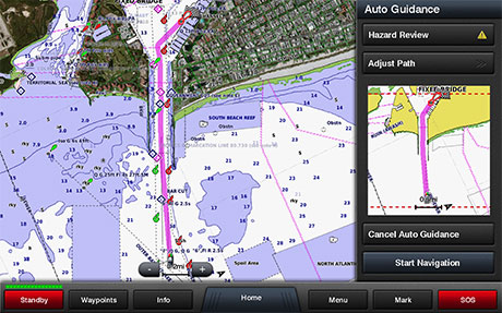 Garmin BlueChart Auto Guidance