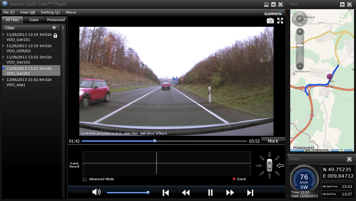 x2 player dash cam